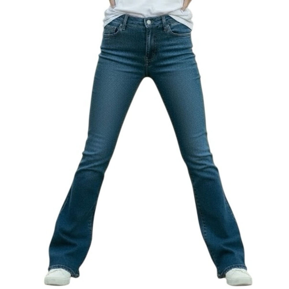 Joes Jeans Women’s Sz W 27 Blue Muse Mid Rise Straight Bootcut Jung Medium Wash